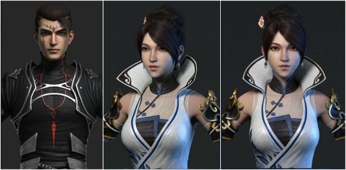 长春极速文化部分人物模型作品