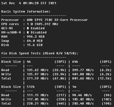 HostHatch 最近咋回事，Nvme 这种IO居然说很正常？工单回复超慢