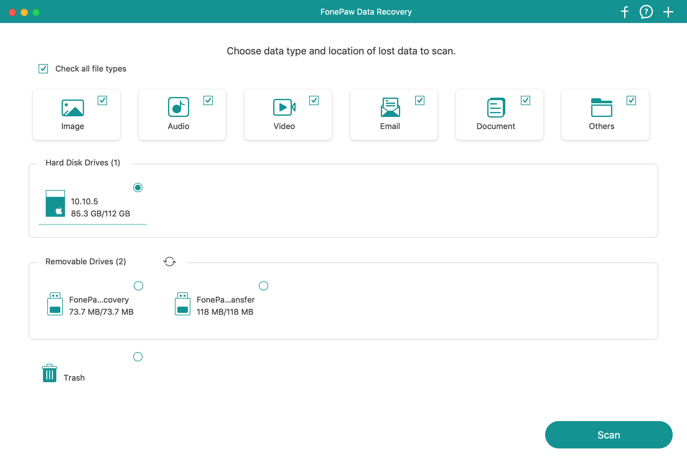 FonePaw Data Recovery for Mac software