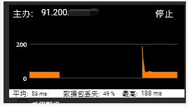 联通和IIJ的丢包减少 但是会突然抽风断流