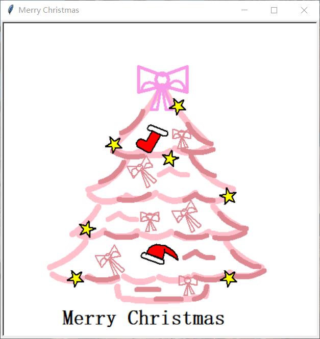 python画一棵圣诞树-吾爱博客