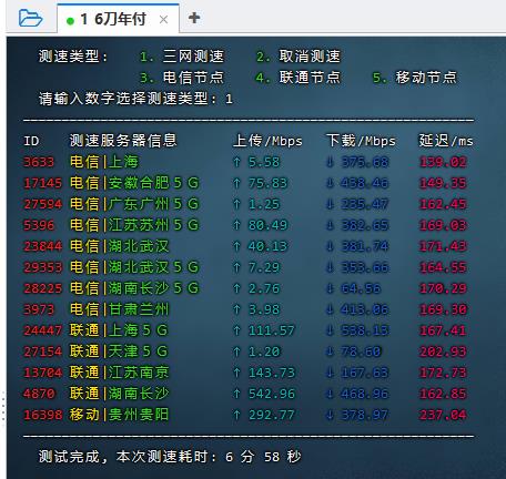 [经验]  晚高峰六家2021年低价小鸡测速，不含四大金刚