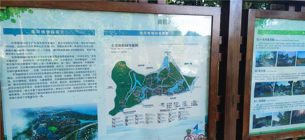 东莞市植物园导游图
