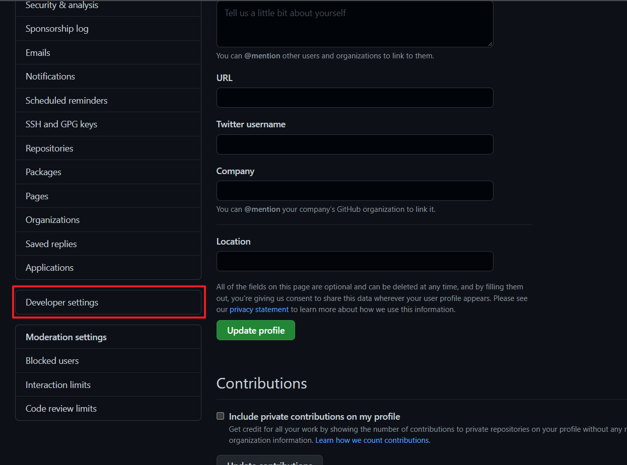 Github 账户设置 https://s4.ax1x.com/2022/01/23/75lzSx.png