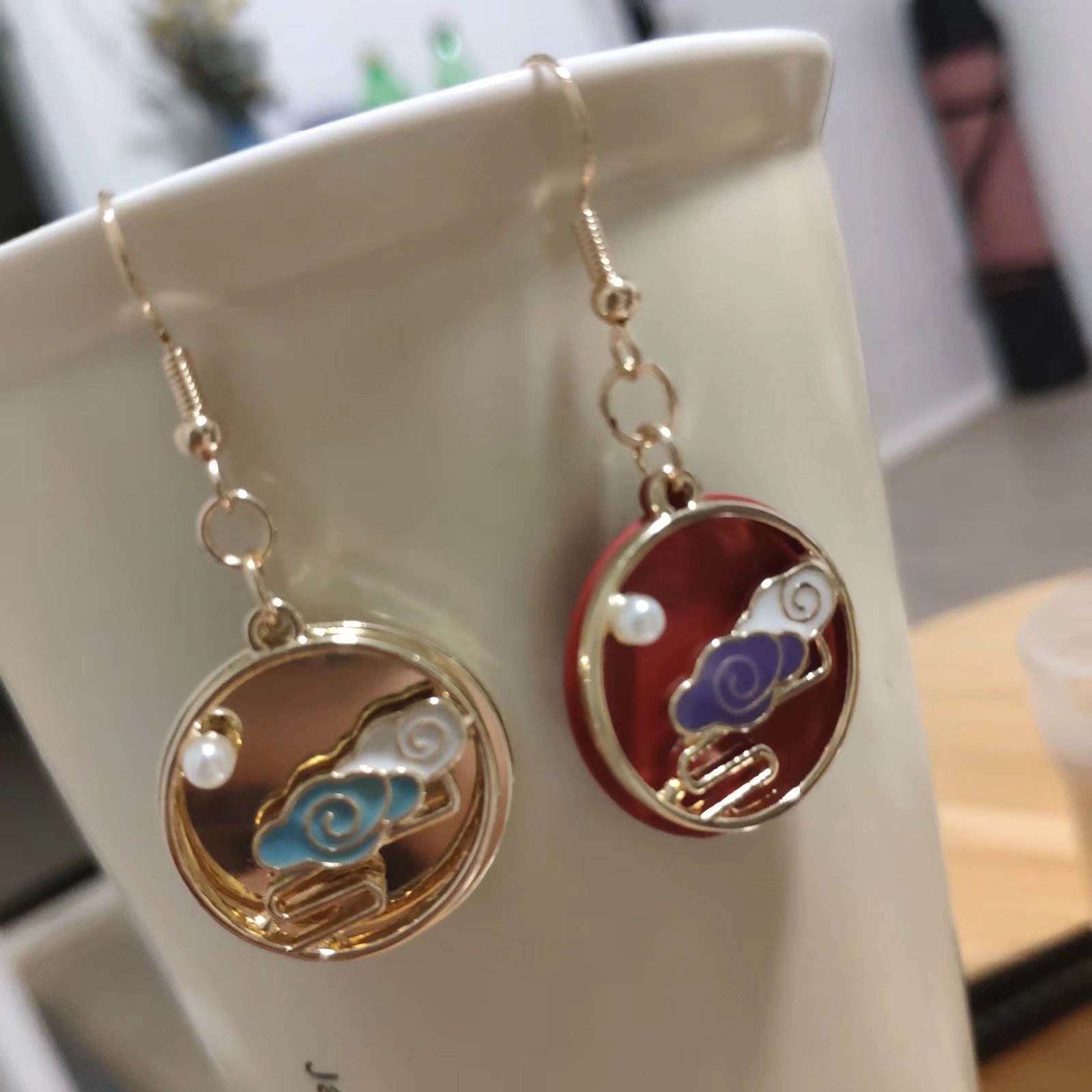 手工耳环，赶紧下班回家做耳环 / 2021-01-25