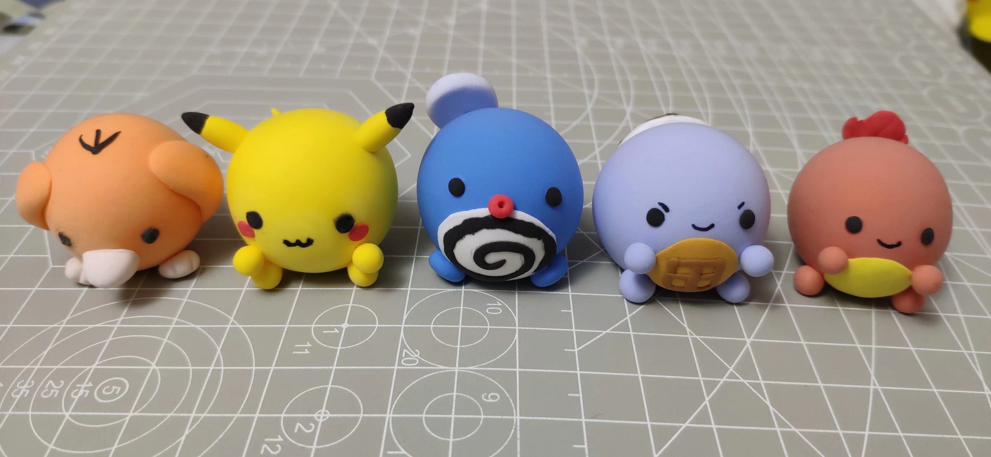 超轻黏土捏的神奇宝贝🤣 / 2018-06-11