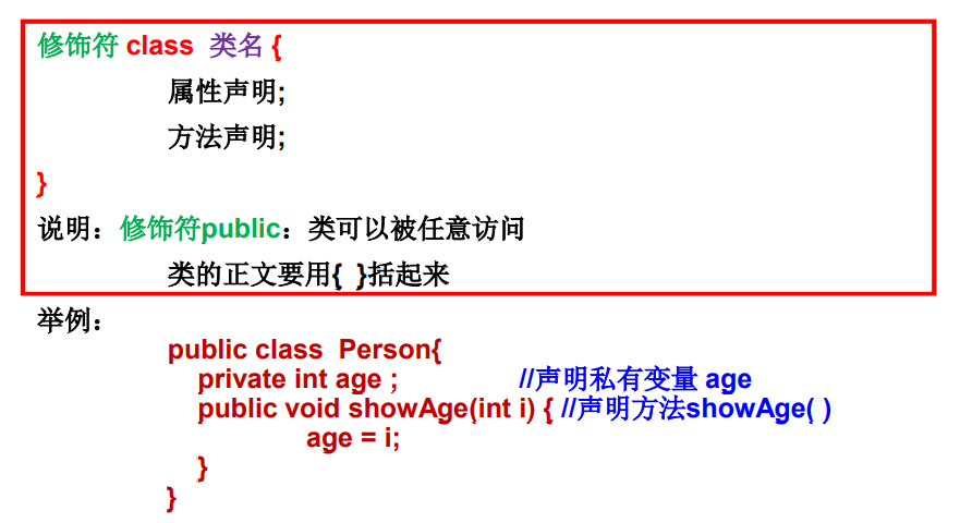 类的语法格式