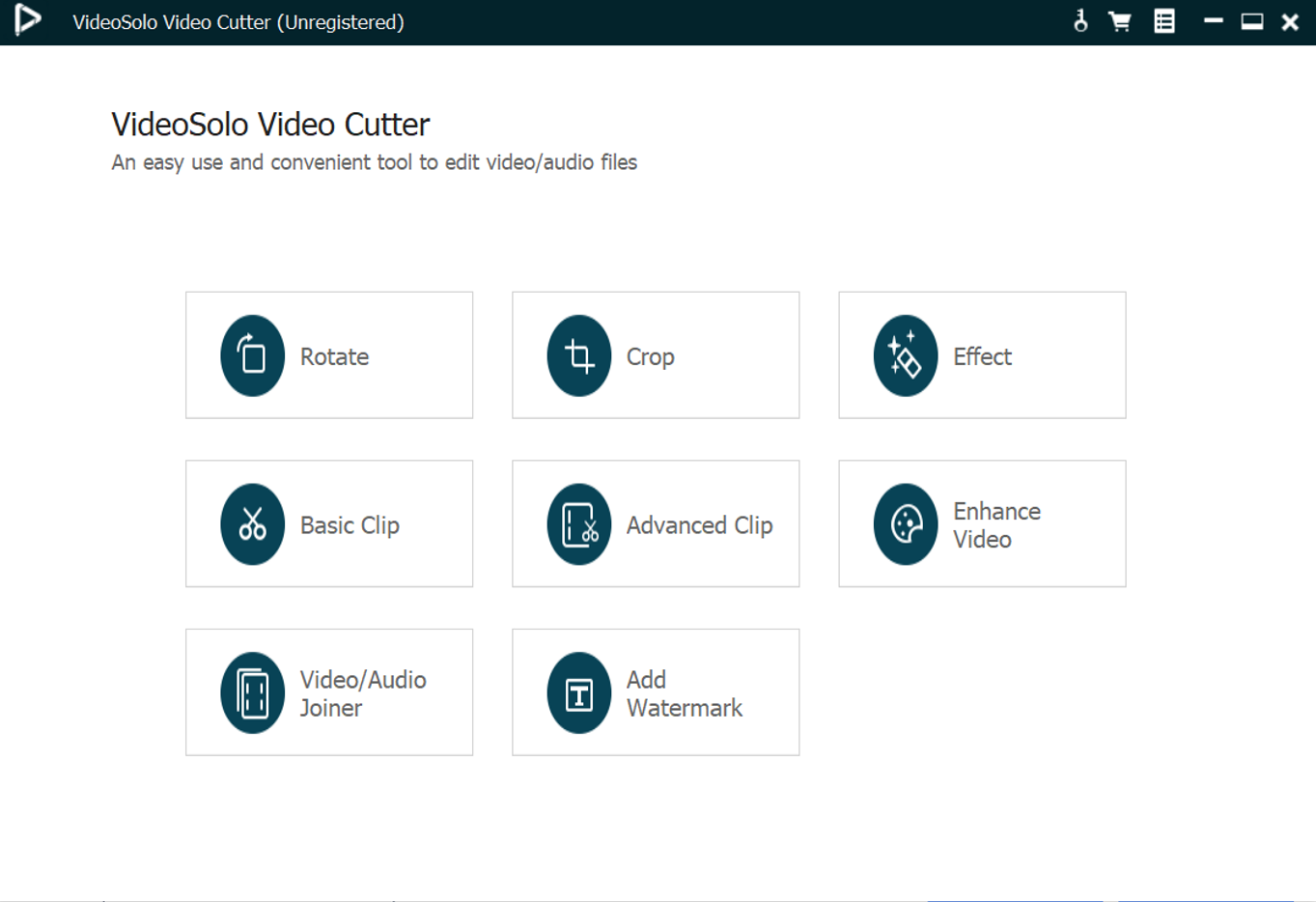 VideoSolo Video Cutter screenshot